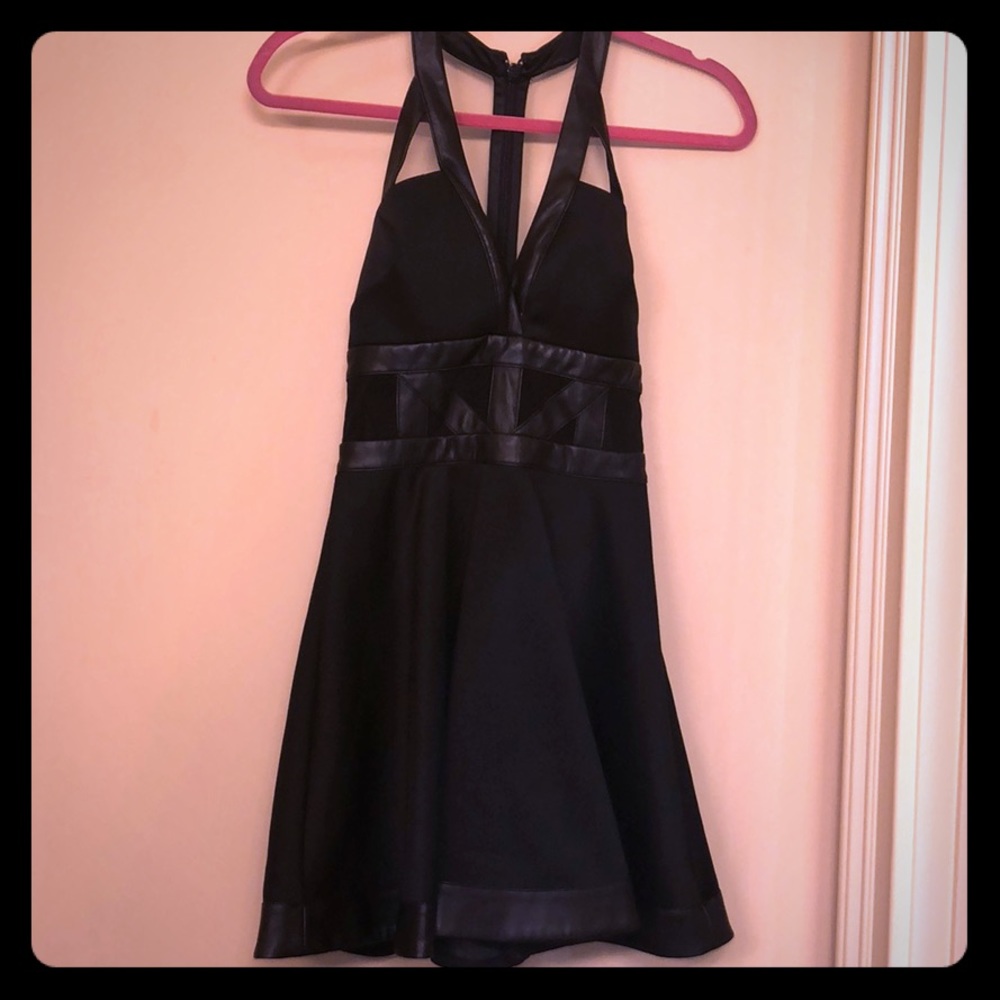 Bebe black mini dress